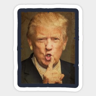 Trump Mugshot Vintage Sticker